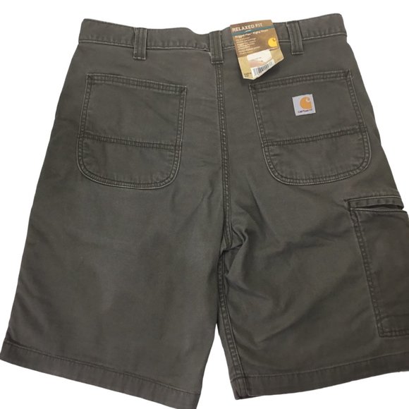 Carhartt Rigby Relaxed Fit Men's Shorts NWT Size 34 x 10 Rugged Flex Workwear - Picture 2 of 7